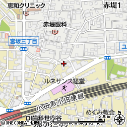 東京都世田谷区宮坂3丁目2周辺の地図