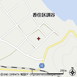 兵庫県美方郡香美町香住区訓谷66周辺の地図