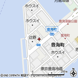 東京都中央区豊海町10周辺の地図