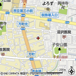 東京都八王子市万町35周辺の地図