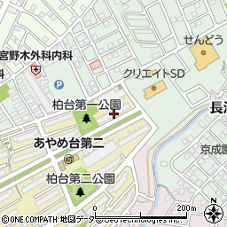 千葉県千葉市稲毛区柏台1-1周辺の地図