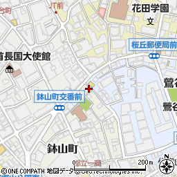 コインパーク渋谷鉢山町第３駐車場周辺の地図