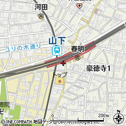 ファミリーマート豪徳寺駅前店周辺の地図