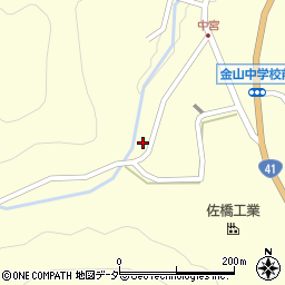 岐阜県下呂市金山町金山2858周辺の地図