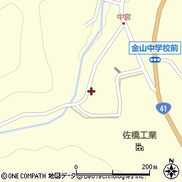 岐阜県下呂市金山町金山2735周辺の地図