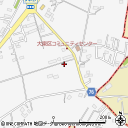 千葉県八街市大木674周辺の地図