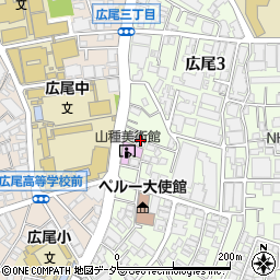 東京都渋谷区広尾3丁目12 37の地図 住所一覧検索 地図マピオン