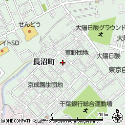 千葉県千葉市稲毛区長沼町293-83周辺の地図