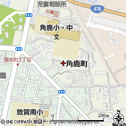 福井県敦賀市角鹿町周辺の地図