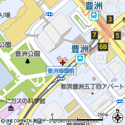 東京都江東区豊洲2丁目2-23周辺の地図