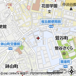 東京都渋谷区鶯谷町17周辺の地図