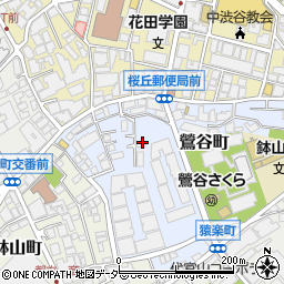 東京都渋谷区鶯谷町16周辺の地図