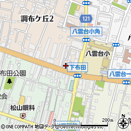 京王自動車株式会社　調布中央営業所周辺の地図