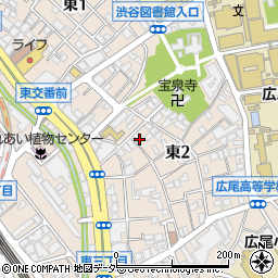 リモ渋谷東周辺の地図