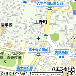 東京都八王子市上野町104周辺の地図