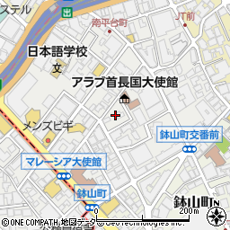 東京都渋谷区南平台町10周辺の地図