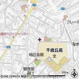 東京都世田谷区船橋3丁目周辺の地図