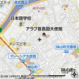 タイムズ南平台第３駐車場周辺の地図