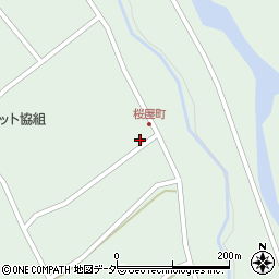 岐阜県中津川市付知町（桜屋）周辺の地図