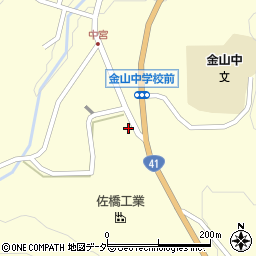 岐阜県下呂市金山町金山2720周辺の地図