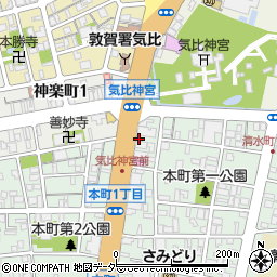 やきとりの名門 秋吉 敦賀本町店周辺の地図