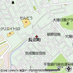 千葉県千葉市稲毛区長沼町293-136周辺の地図