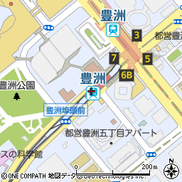 東京都江東区豊洲2丁目2-14周辺の地図