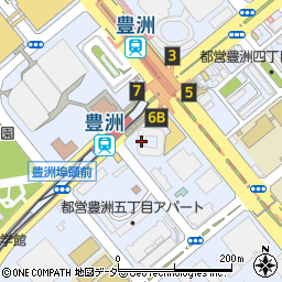 イーオン豊洲シエルタワー校周辺の地図