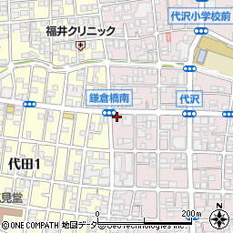 東京都世田谷区代沢4丁目25-8周辺の地図