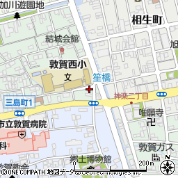 敦賀結城郵便局 ＡＴＭ周辺の地図