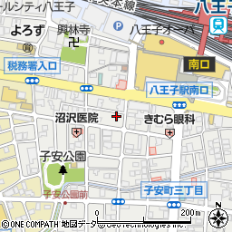 東京都八王子市子安町4丁目周辺の地図