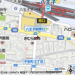 ファミリーマートＪＲ八王子南口店周辺の地図