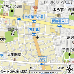 東京都八王子市万町28周辺の地図
