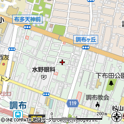 東京都調布市布田1丁目13-10周辺の地図