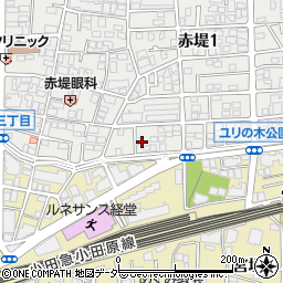 東京都世田谷区赤堤1丁目28周辺の地図