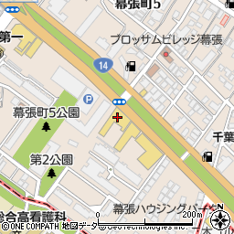千葉スバル幕張店周辺の地図