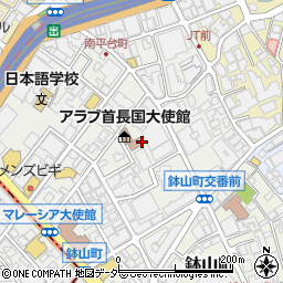 東京都渋谷区南平台町9周辺の地図