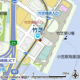 港竹芝郵便局 ＡＴＭ周辺の地図