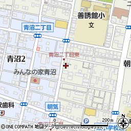 クリーニング志村　朝気本店周辺の地図