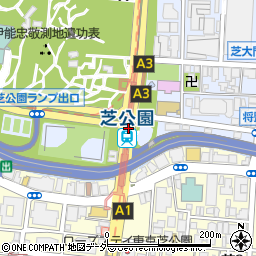 東京都港区周辺の地図