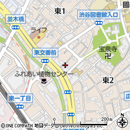 ジェイパーク渋谷イーストスクエア周辺の地図