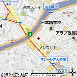 ベルサール渋谷ガーデン周辺の地図