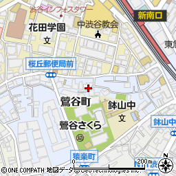 東京都渋谷区鶯谷町7周辺の地図
