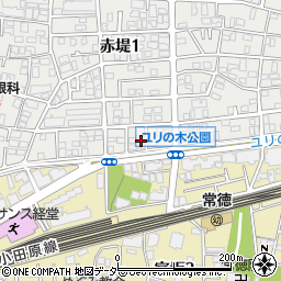 東京都世田谷区赤堤1丁目16周辺の地図