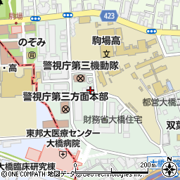 東京都目黒区大橋2丁目17-34周辺の地図