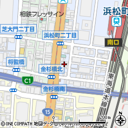 浜松町三電舎ビル周辺の地図