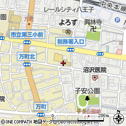 東京都八王子市万町23周辺の地図