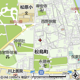 福井県敦賀市松島町23周辺の地図