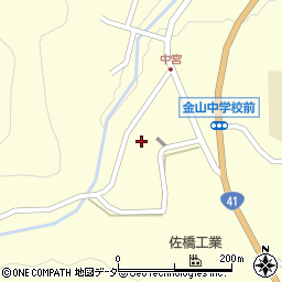 岐阜県下呂市金山町金山2724-2周辺の地図
