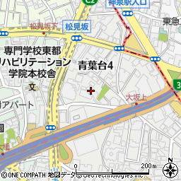 日本ナザレン教団　目黒教会周辺の地図